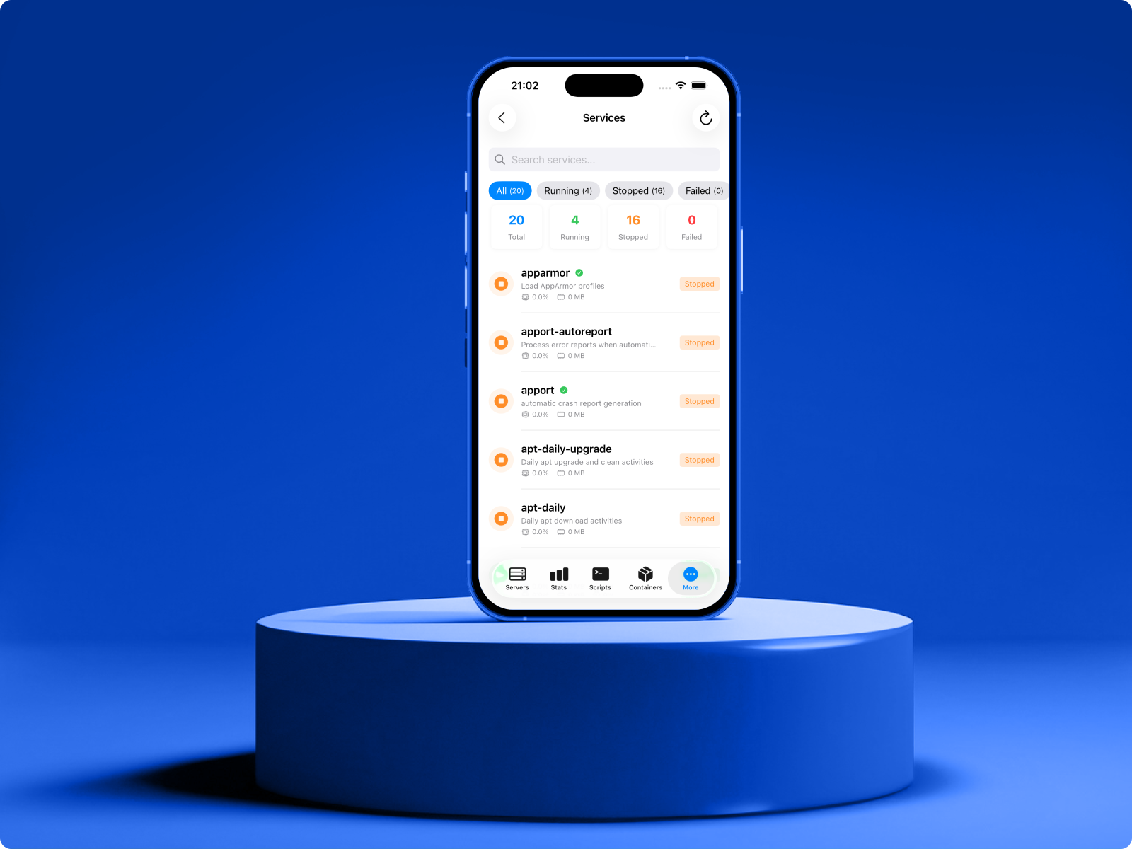 Server Connect Server List